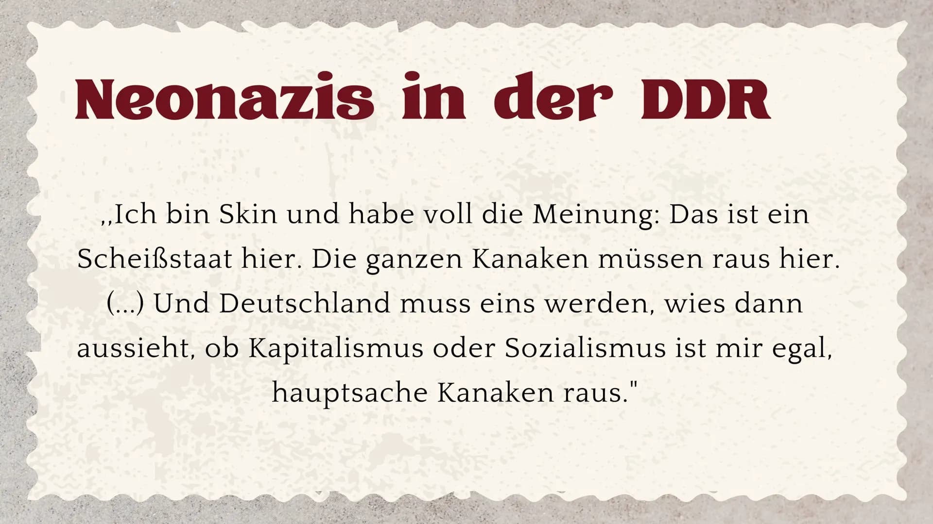 Oppositionen
in der DDR • 17. Juni 1953 Volksaufstand blutig niedergeschlagen-> Mehrheit wollte keine
kommunistische Herrschaft
Vorgeschicht