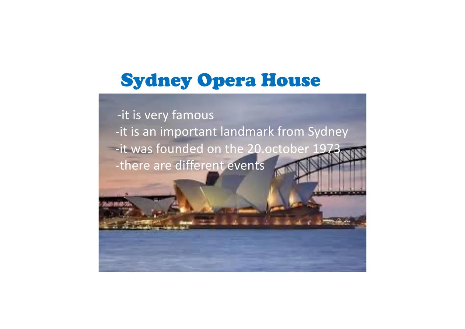 Australia Facts about Australia
●
It lies between the indien and pacific ocean
The capital is canberra
• The largest cities are Sydney, Bris