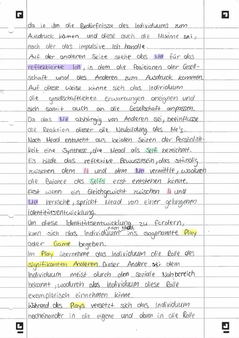 L
JI
Symbolischer interaktionismus
ZEICHEN
Sinnesreiz instinktive
Reaktion
NACH GEORGE HERBERT MEAD
Handlungsabsicht
unabhängig von Beziehun