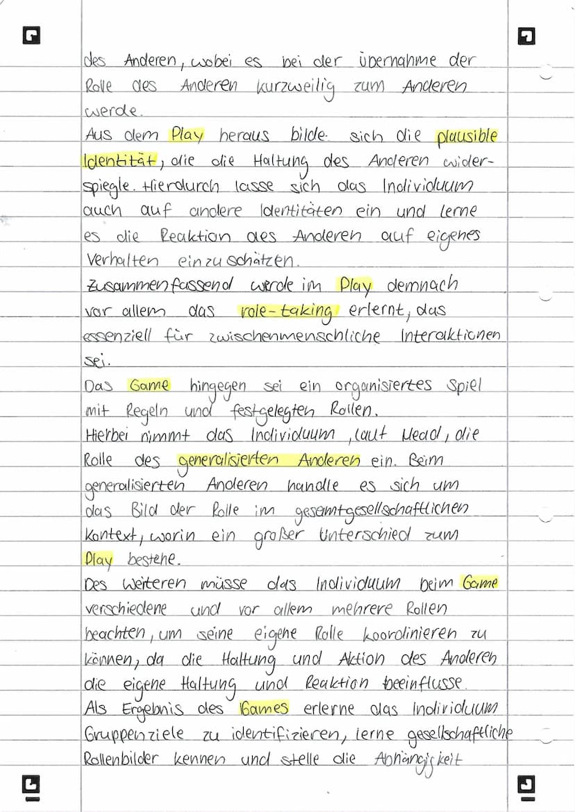 L
JI
Symbolischer interaktionismus
ZEICHEN
Sinnesreiz instinktive
Reaktion
NACH GEORGE HERBERT MEAD
Handlungsabsicht
unabhängig von Beziehun