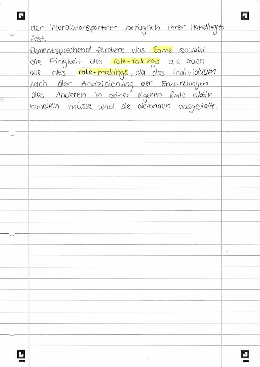 L
JI
Symbolischer interaktionismus
ZEICHEN
Sinnesreiz instinktive
Reaktion
NACH GEORGE HERBERT MEAD
Handlungsabsicht
unabhängig von Beziehun