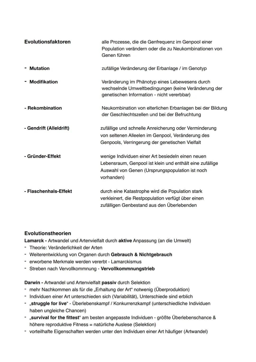 Evolution - Fachbegriffe
Allel
Analogie
,,Anpassungs-/
Funktionsähnlichkeit"
- Konvergenz
Homologie
,,Abstammungsähnlichkeit"
- Divergenz
Ho
