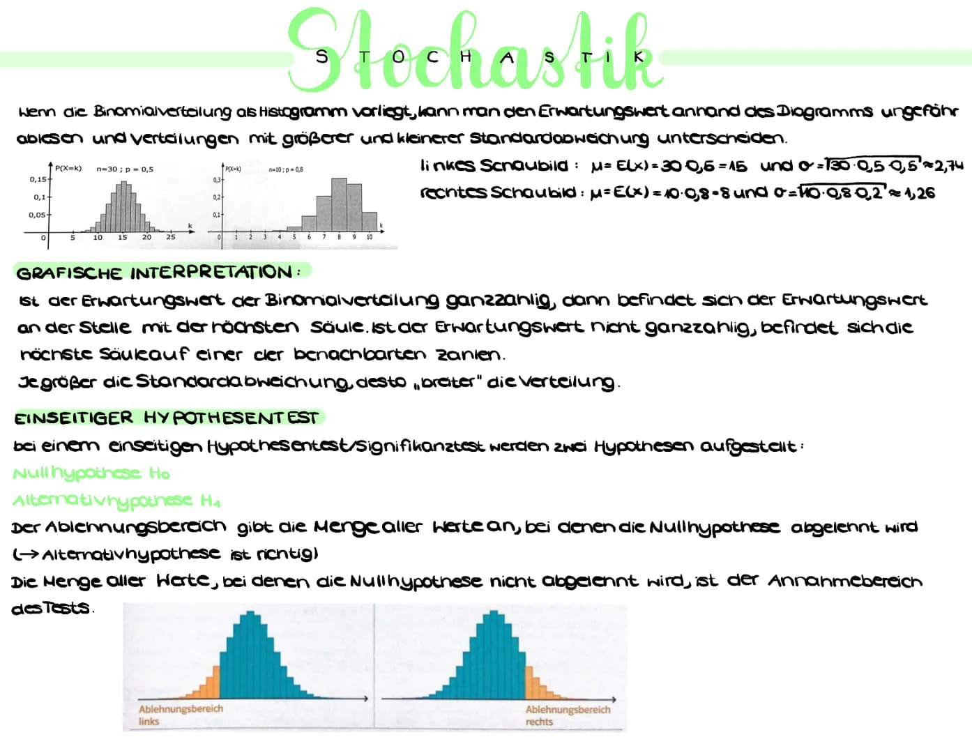 Stochastik
WAHRSCHEINLICHKEITEN BERECHNEN
Definition: Die Wahrscheinlichkeitsverteilung legt die Wahrscheinlichkeiten der Ergebnisse fest. D