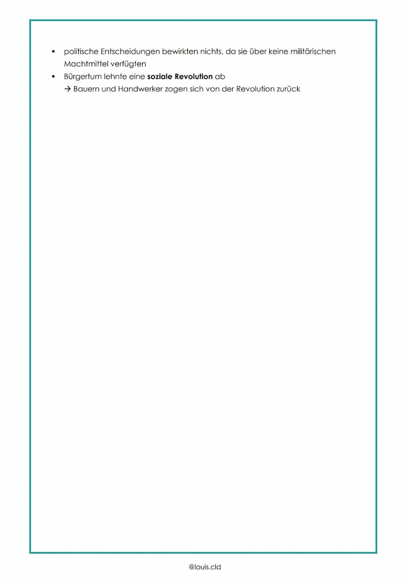Deutsche Revolution 1848/49
Lage
Ursachen
■
■
nach Beschlüssen des Wiener Kongress bestand Deutschland aus vielen souveränen
Einzelstaaten
→