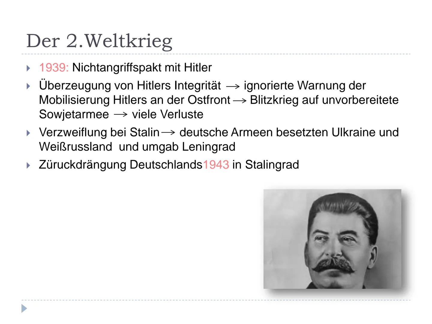 Die Herrschaft Stalins # Gliederung

► Wer war Josef Stalin?

Frühes Leben

Die Russische Revolution

► Politische Übernahme

Großer Terror
