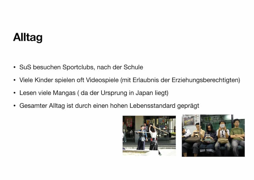 Erziehung in Japan
Feride, Marie C, Saranda & Marie F Inhaltsverzeichnis
1. Erziehung
2. Erzieher
3. Eltern-Kind Beziehung
4. Mutter-Kind Be