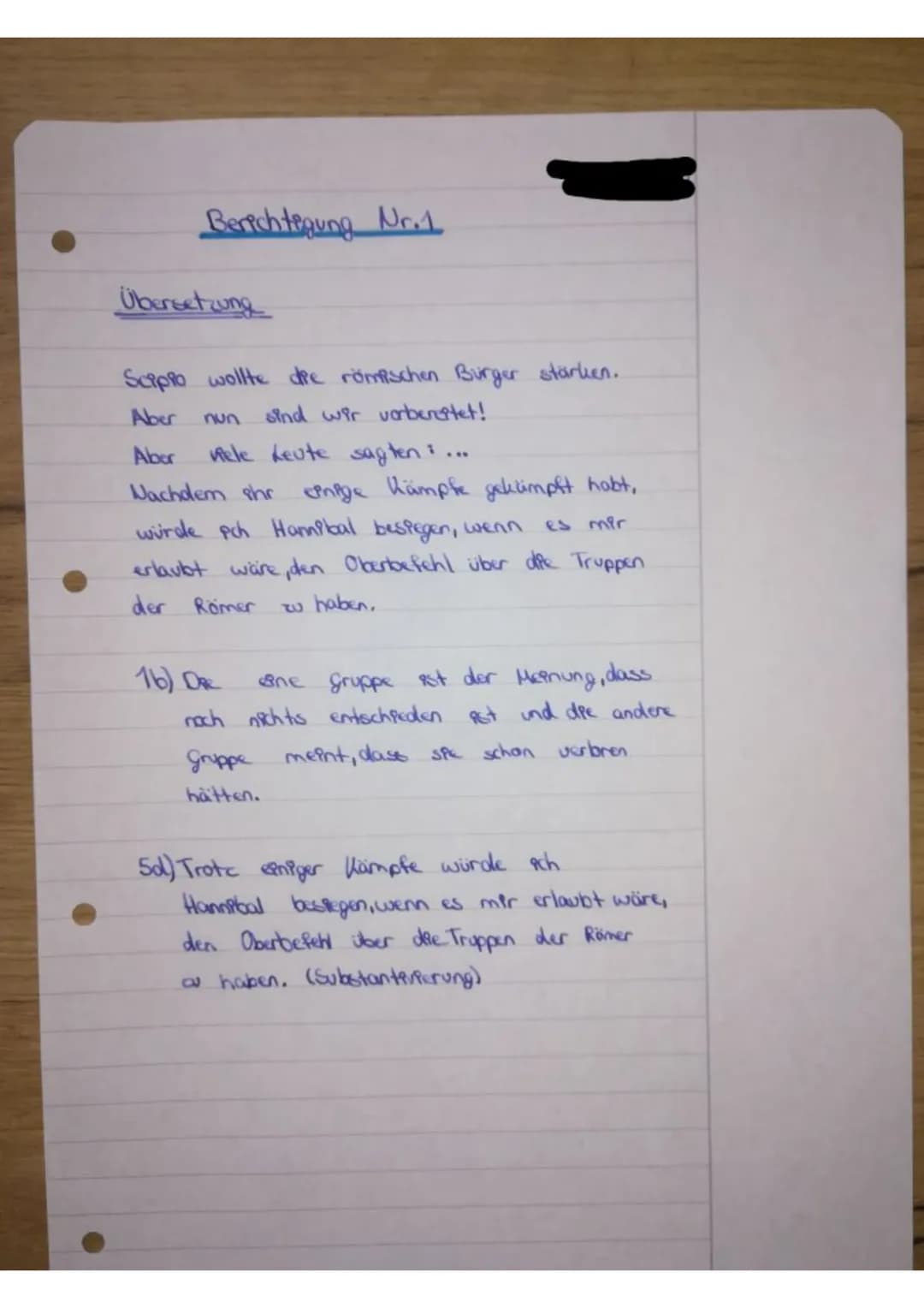 A
1
2
3
4
5
6
7
8
Rom in Gefahr?
(Übersetzungsaufgabe →55 Wörter)
Hannibal griff nach seinem Alpenübergang die Römer unvermutet im eigenen L