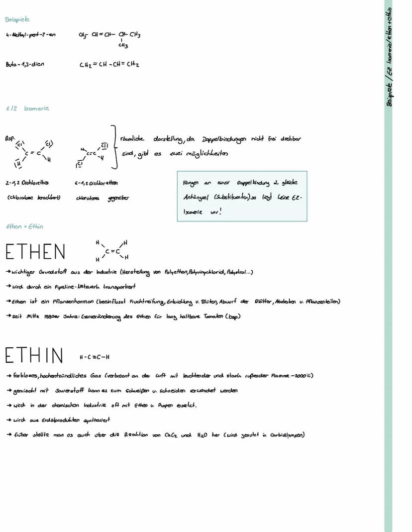 Chemie
Erstellen von Valenzstrichformeln
Molekúl:
bsp: HCN zählen der Valenzelektronen (PSE - Hauptgruppen)
H. ·C· ·N: 3 verteilen der Valen