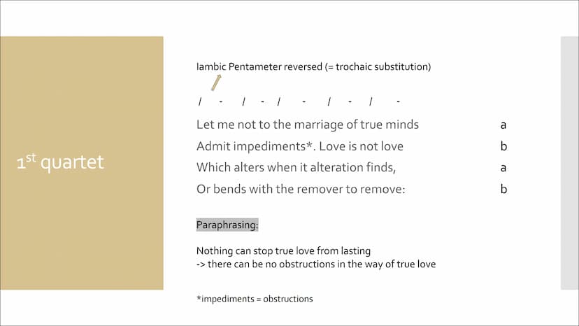 Sonnet 116
of Shakespeare Sonnet No. 116
Let me not to the marriage of true minds
Admit impediments. Love is not love
Which alters when it a