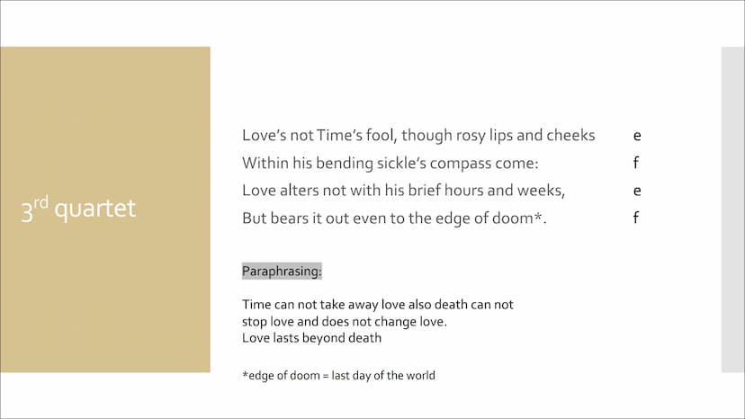 Sonnet 116
of Shakespeare Sonnet No. 116
Let me not to the marriage of true minds
Admit impediments. Love is not love
Which alters when it a