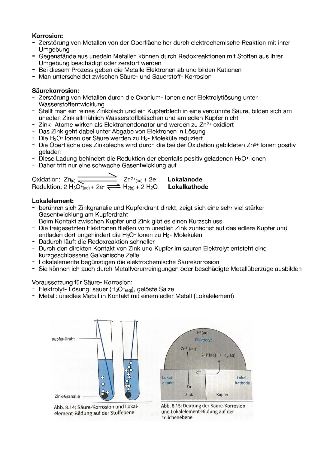 Redoxchemie- Korrosion 