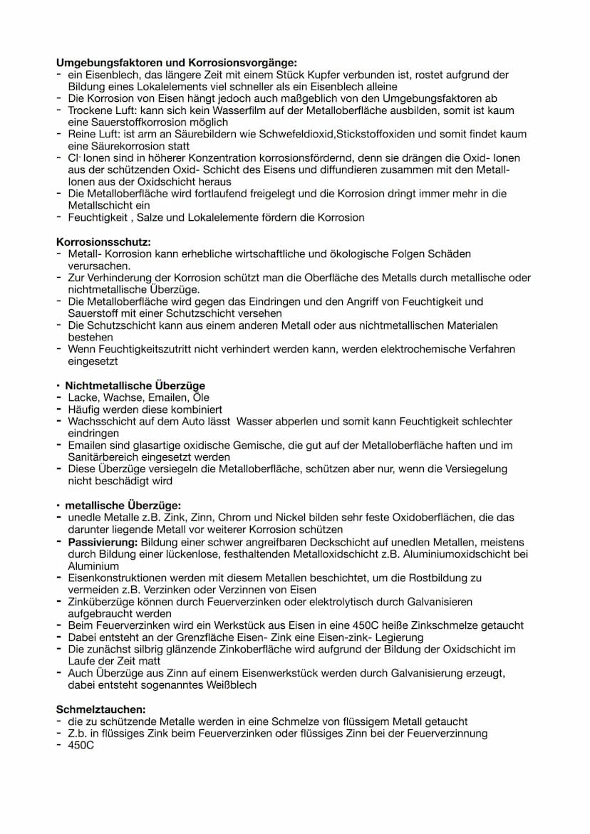 Korrosion:
Zerstörung von Metallen von der Oberfläche her durch elektrochemische Reaktion mit ihrer
Umgebung
-
- Gegenstände aus unedeln Met