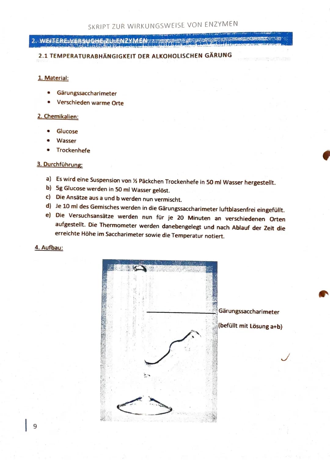 LK Chemie Q2
Enzyme - wie wirken sie?
Skript zur Wirkungsweise von Enzymen
(1560)
27.06.16 1
INHALTSVERZEICHNIS
2
1. VERSUCHE ZUR WIRKUNG DE