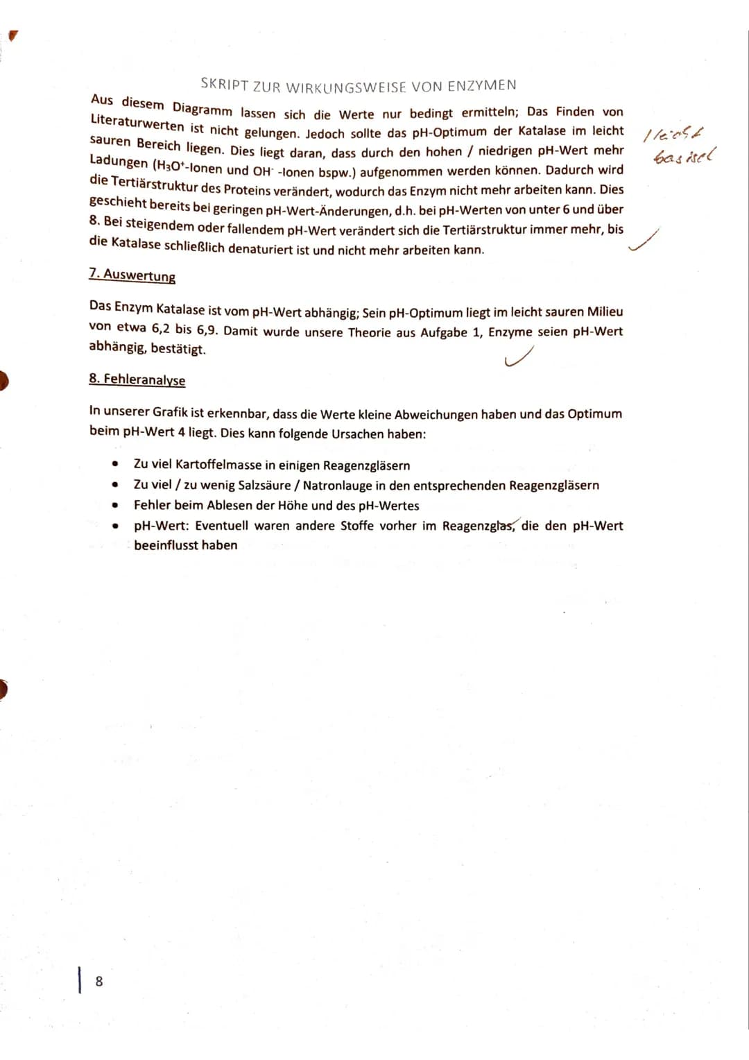 LK Chemie Q2
Enzyme - wie wirken sie?
Skript zur Wirkungsweise von Enzymen
(1560)
27.06.16 1
INHALTSVERZEICHNIS
2
1. VERSUCHE ZUR WIRKUNG DE