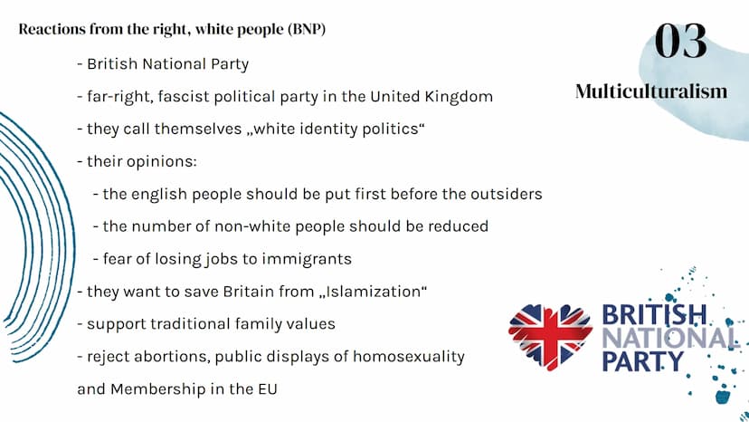 Britishness
V 01
Definition,
Stereotypes and
Changing
Table of Contents
02
National pride
03
888
Multiculturalism ●*****
==
▬▬▬▬▬▬▬▬▬
▬▬▬▬▬▬