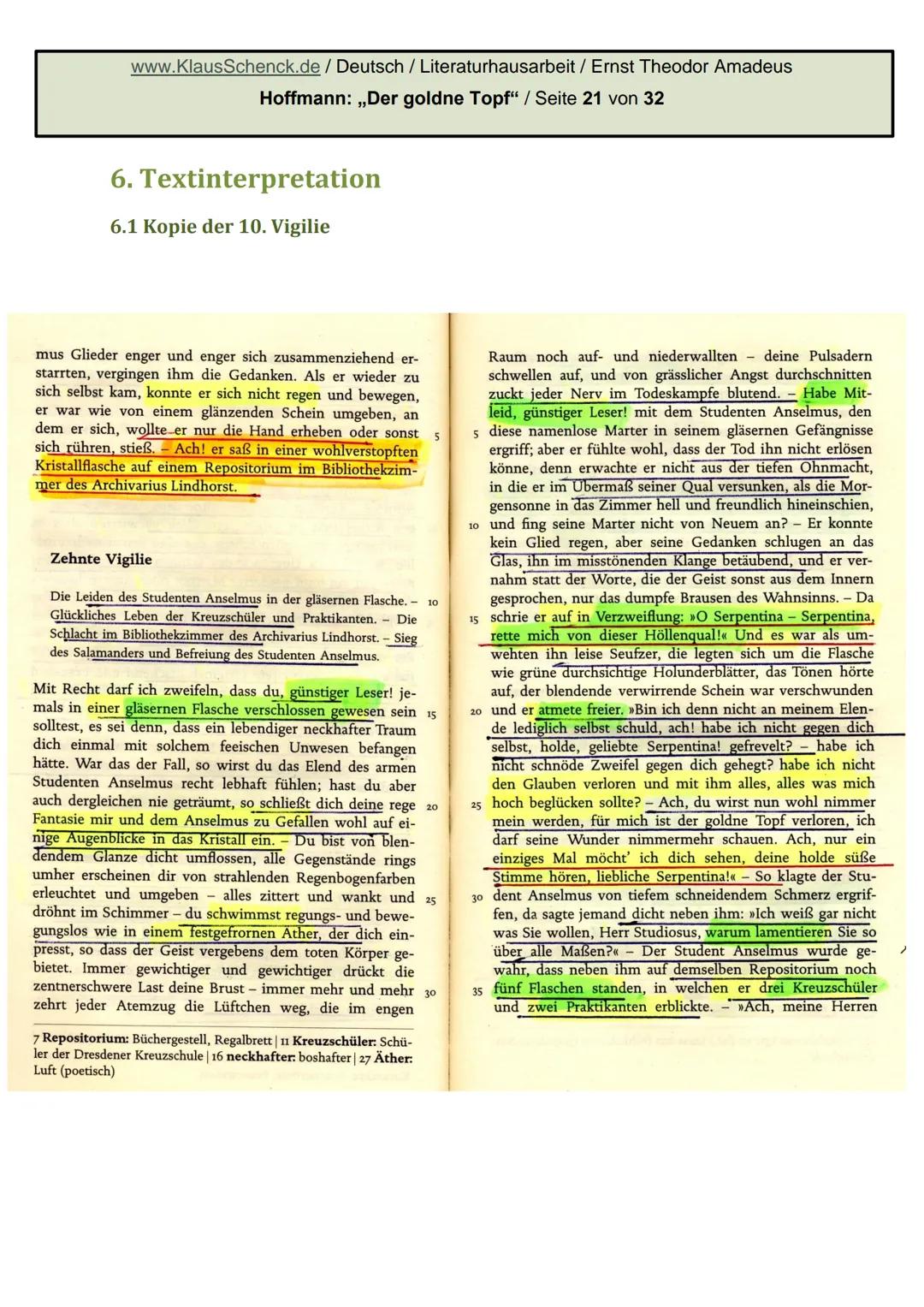 E.T.A. HOFFMANN 1776-1822
Hoffmann.
Hope
Ernst Theodor Amadeus
Hoffmann: Der goldne Topf
Literaturhausarbeit
Deutsch
Fachlehrer: OSR. Schenc