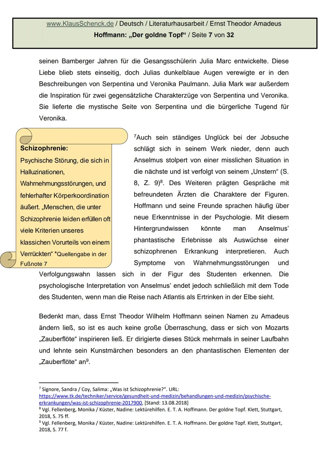 E.T.A. HOFFMANN 1776-1822
Hoffmann.
Hope
Ernst Theodor Amadeus
Hoffmann: Der goldne Topf
Literaturhausarbeit
Deutsch
Fachlehrer: OSR. Schenc