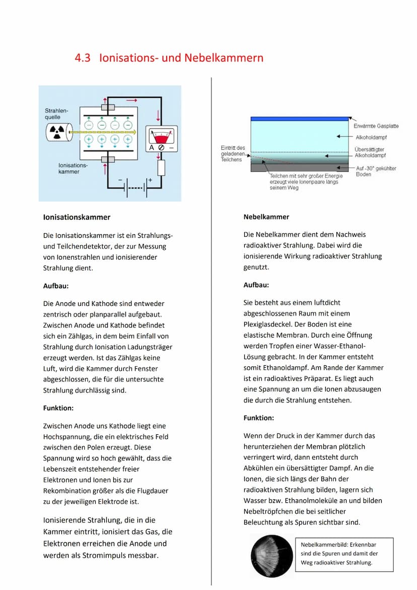 Physik Handout: Die Radioaktivität
Inhaltsverzeichnis
1. Was ist die Radioaktivität?
1.1 natürliche Radioaktivität
1.2 künstliche Radioaktiv