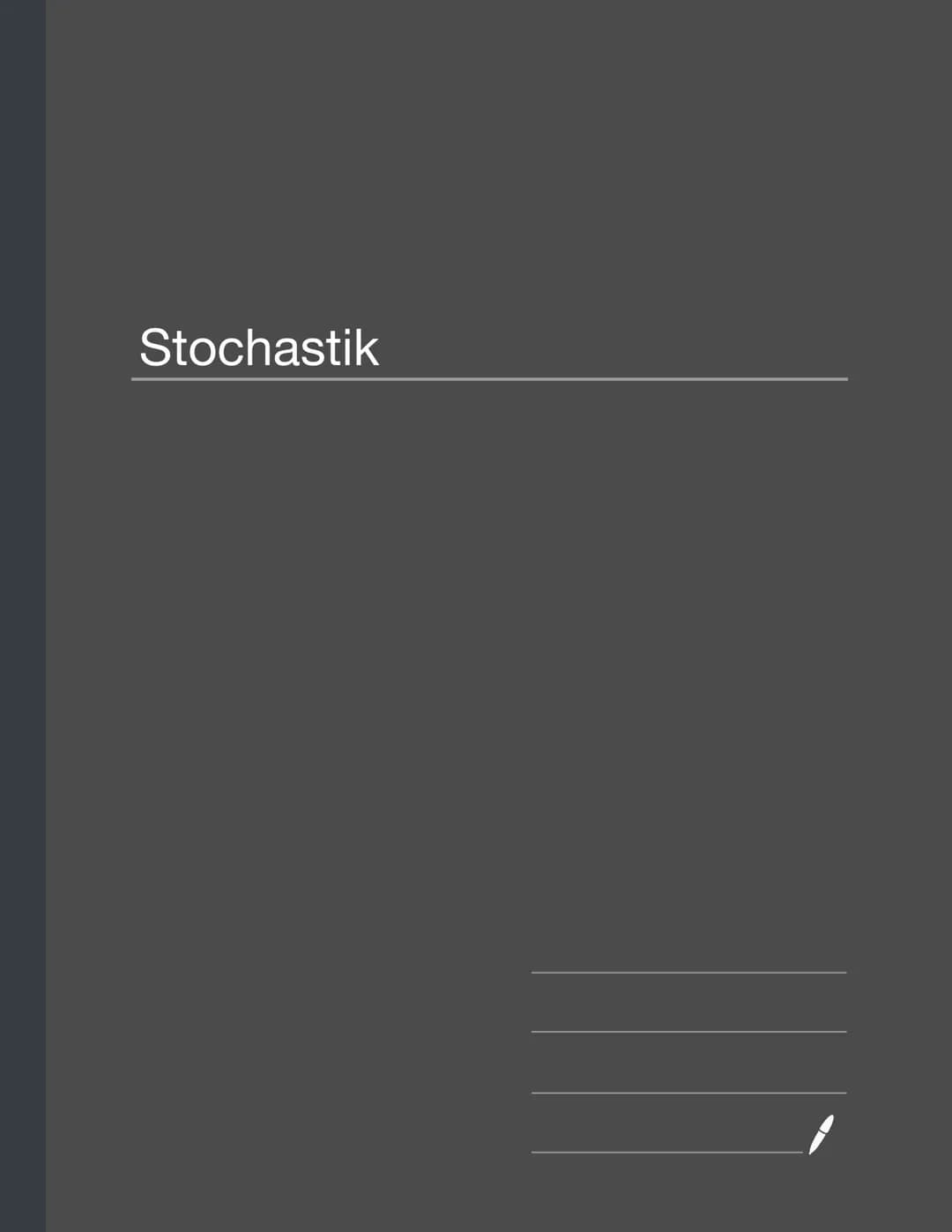 Stochastik Kombinatorik
424
Auswahl von k Elementen aus n Elementen
Mit berücksichtigung
der Reihenfolge
(geordnet)
mit Zurück- ohne zurück-