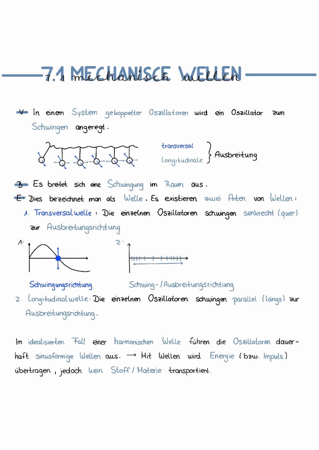 Mechanische Schwingungen & Wellen