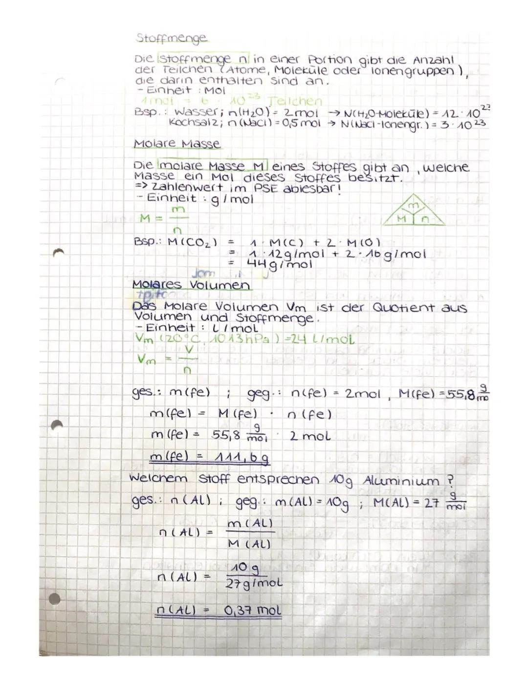 Einfache Chemie: Stoffumsatz, Stöchiometrie und Molare Masse erklärt