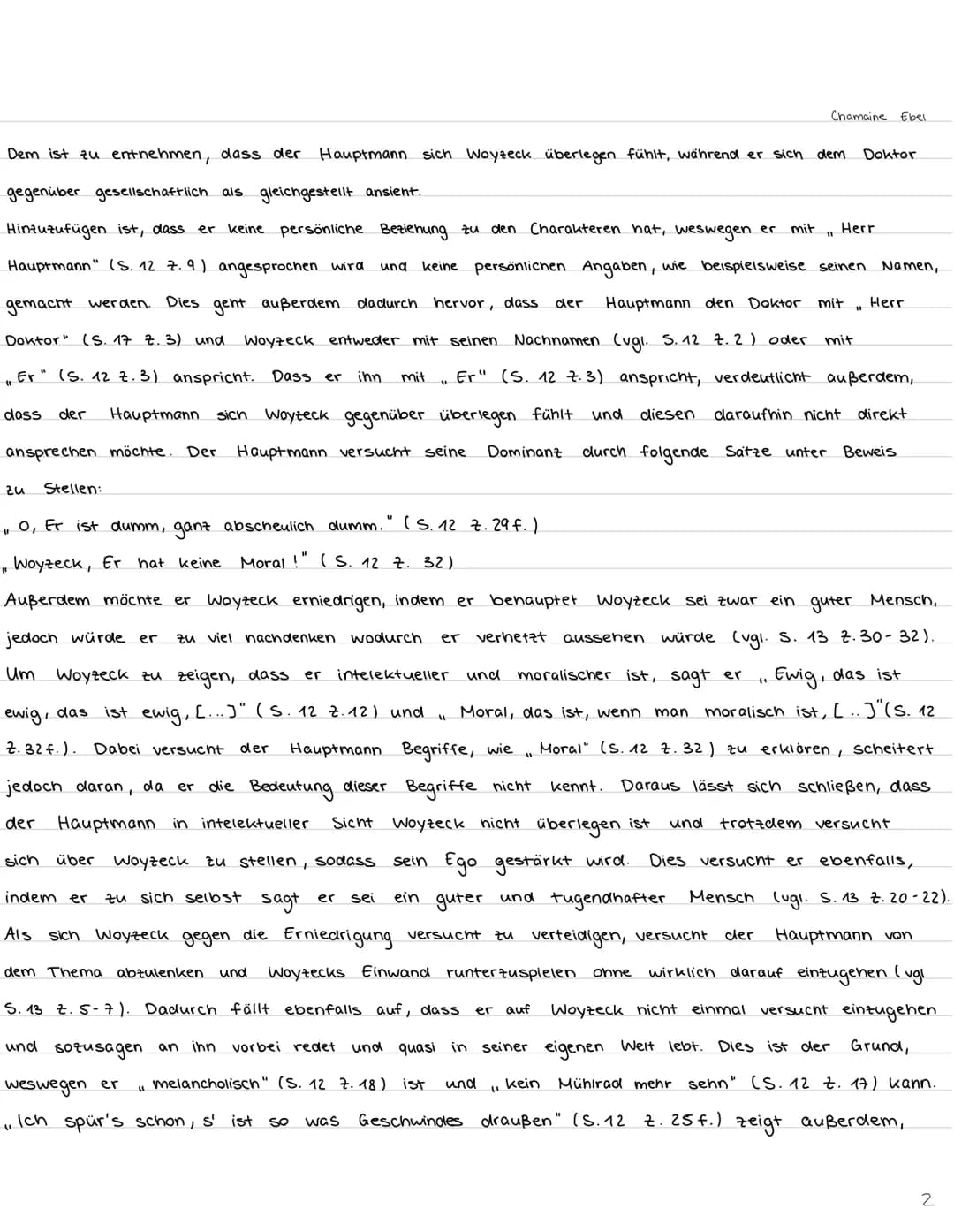 (harakterisierung: der Hauptmann
Der Hauptmann ist einer der Charaktere. des Dramenfragments"Woyzeck", welches von Georg Büchner
verfasst un