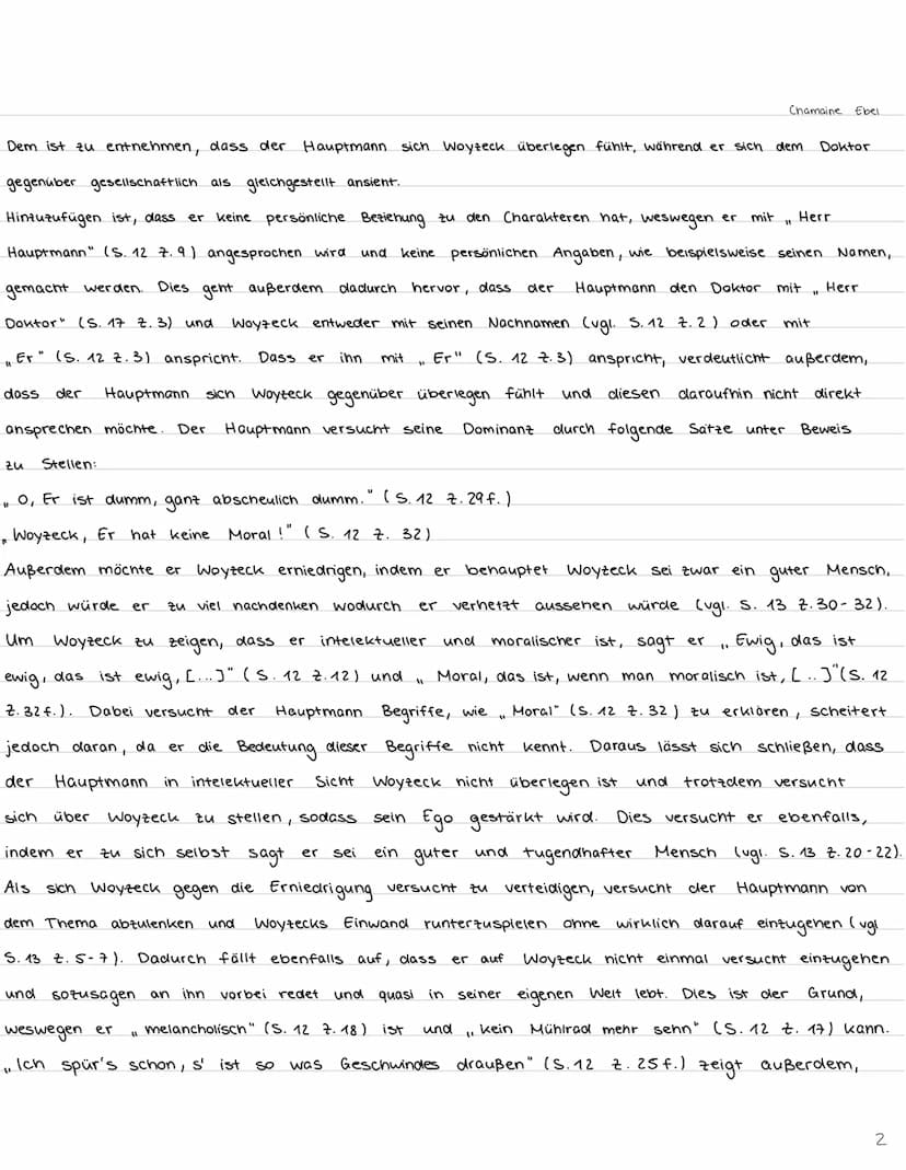 (harakterisierung: der Hauptmann
Der Hauptmann ist einer der Charaktere. des Dramenfragments"Woyzeck", welches von Georg Büchner
verfasst un
