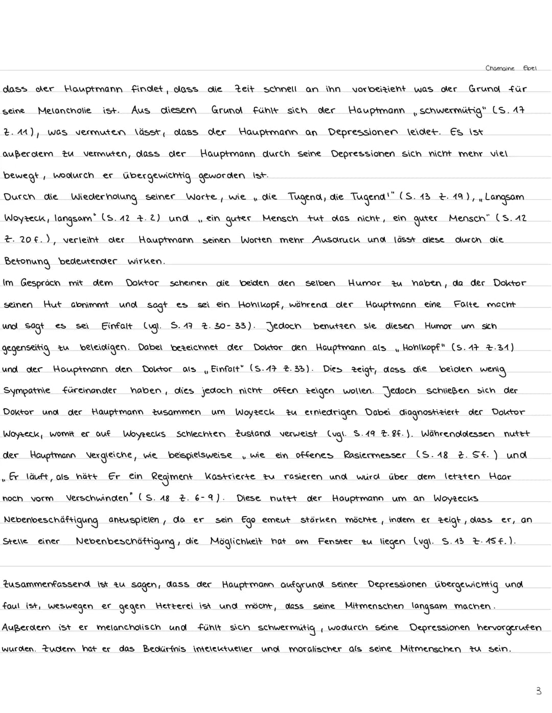 (harakterisierung: der Hauptmann
Der Hauptmann ist einer der Charaktere. des Dramenfragments"Woyzeck", welches von Georg Büchner
verfasst un