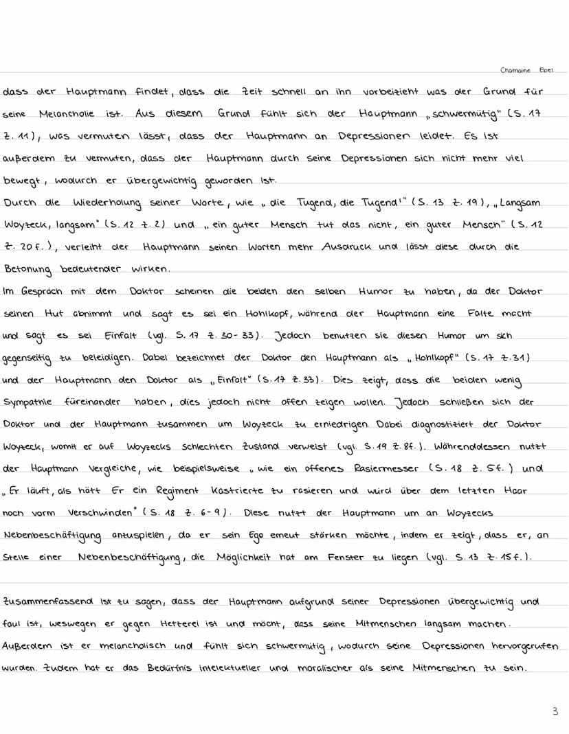 (harakterisierung: der Hauptmann
Der Hauptmann ist einer der Charaktere. des Dramenfragments"Woyzeck", welches von Georg Büchner
verfasst un