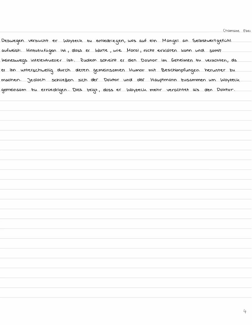 (harakterisierung: der Hauptmann
Der Hauptmann ist einer der Charaktere. des Dramenfragments"Woyzeck", welches von Georg Büchner
verfasst un