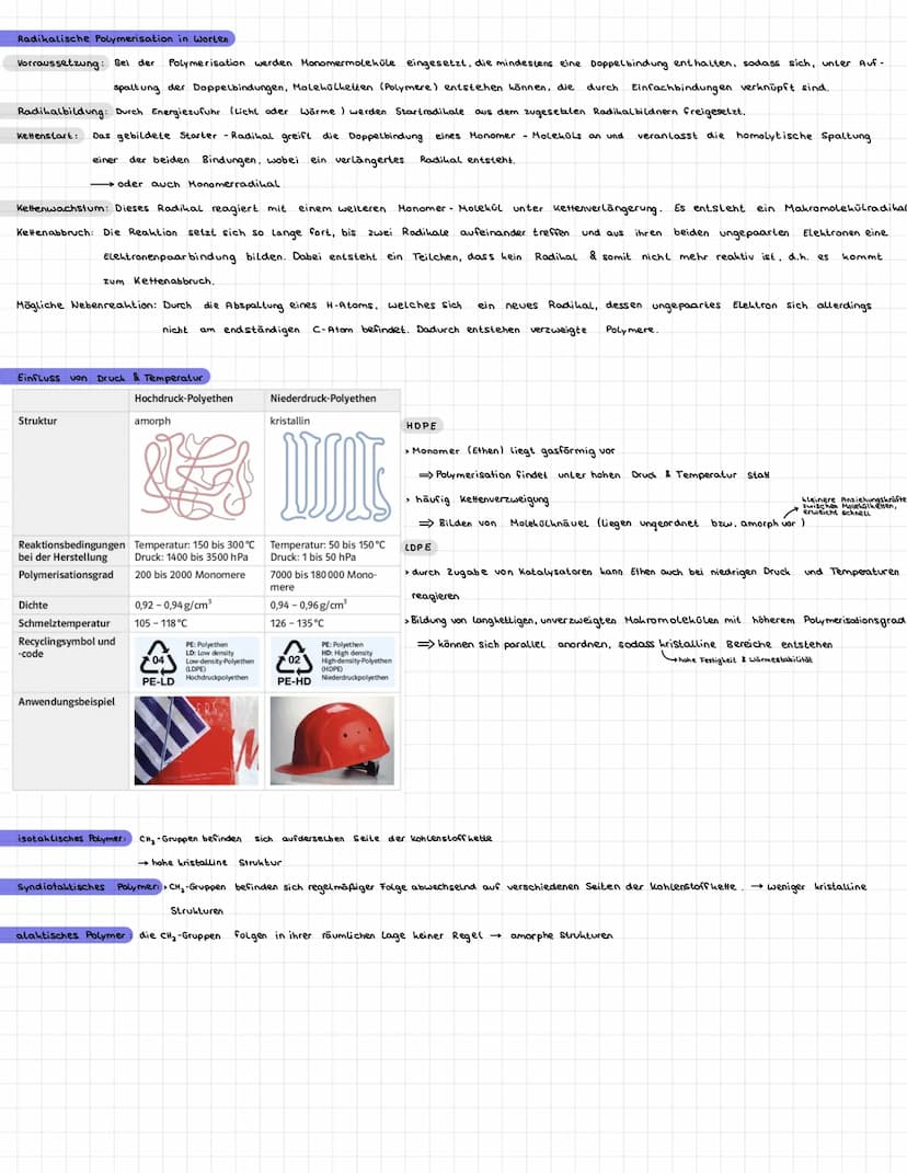 CHEMIE KLAUSUR AM 02.12.2014
Kunststoffe
Kunststoffe bestehen aus Makromolekülen, die wiederum aus Monomeren aufgebaut werden.
Struktur und 