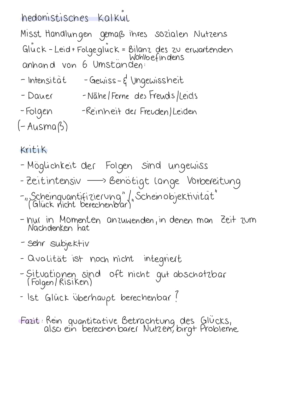 ETHIK
KLAUGUR
UTI
T
- Eine Folgen ethik -
B
hedone
Kalkül
Themen:
-quantitativer
-Arten der Freuden
- hedonistisches Kalkül
- vier Grundprin