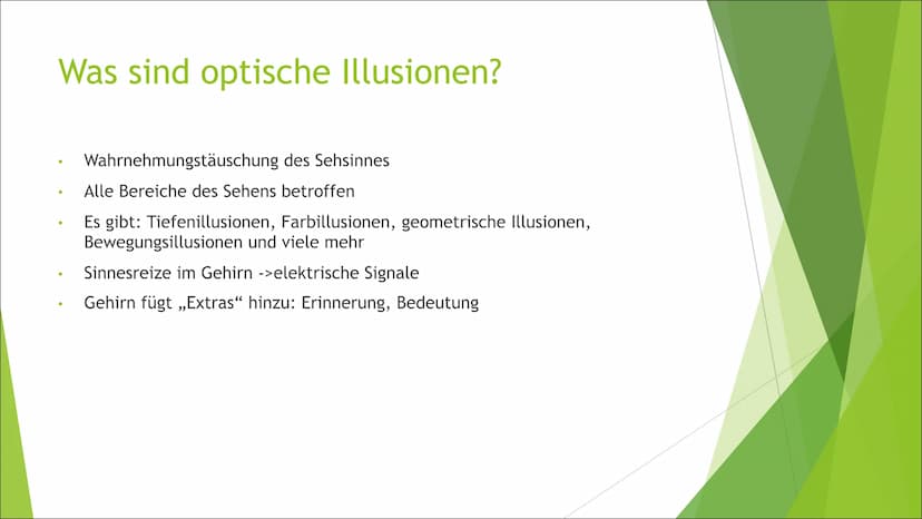 -Patrick Wagner Optische Illusionen
GFS von Charlotte Hörmann
8b
25.06.2019 Gliederung:
► Was sind optische Illusionen?
Relativität von Lini