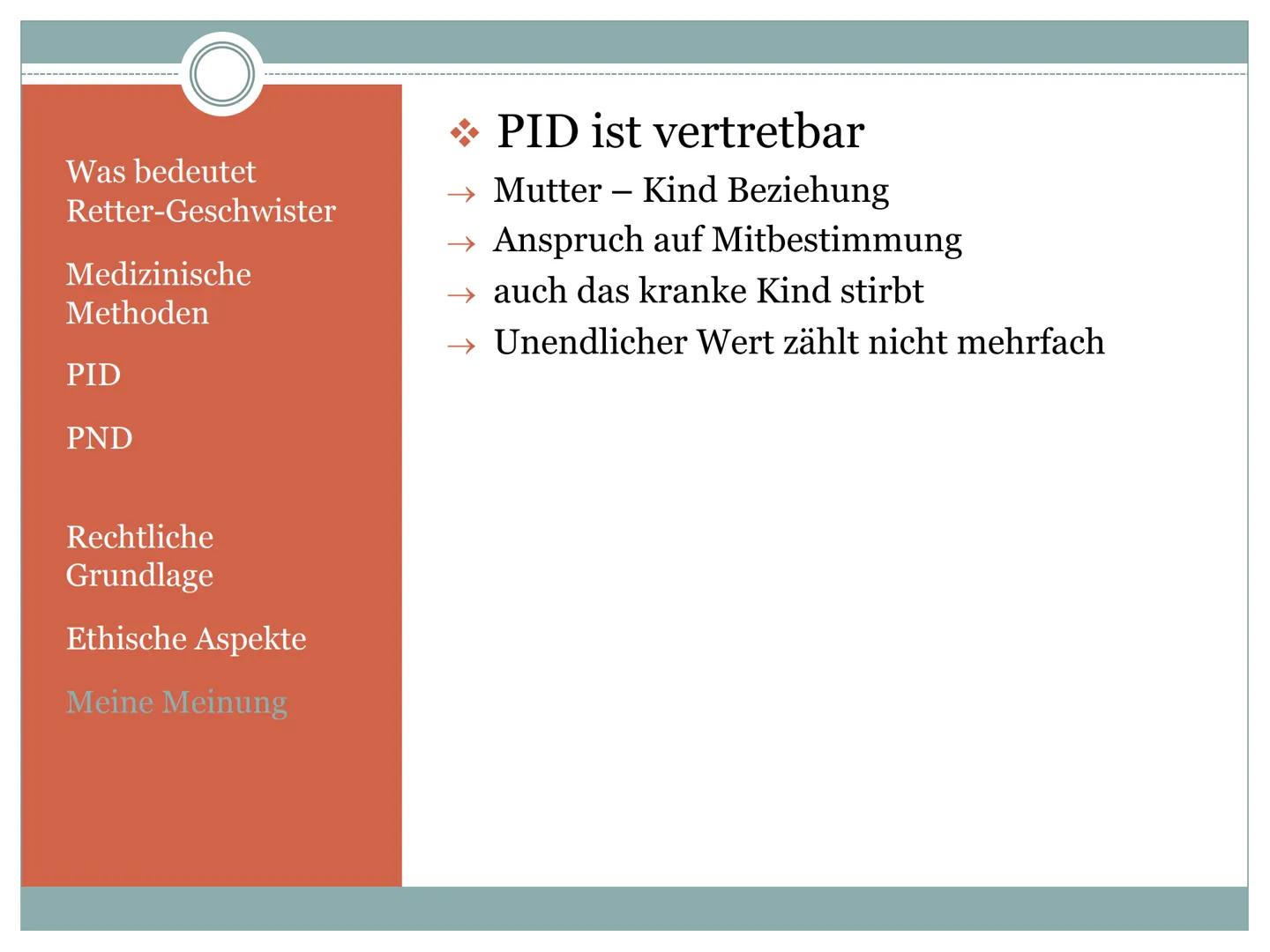 Retter - Geschwister
ETHISCH VERTRETBAR ?
Beim Leben
meiner Schwester
hoon diar
gal trean
O
95826419 1 GFS Ethik
Retter Geschwister
Ethisch 