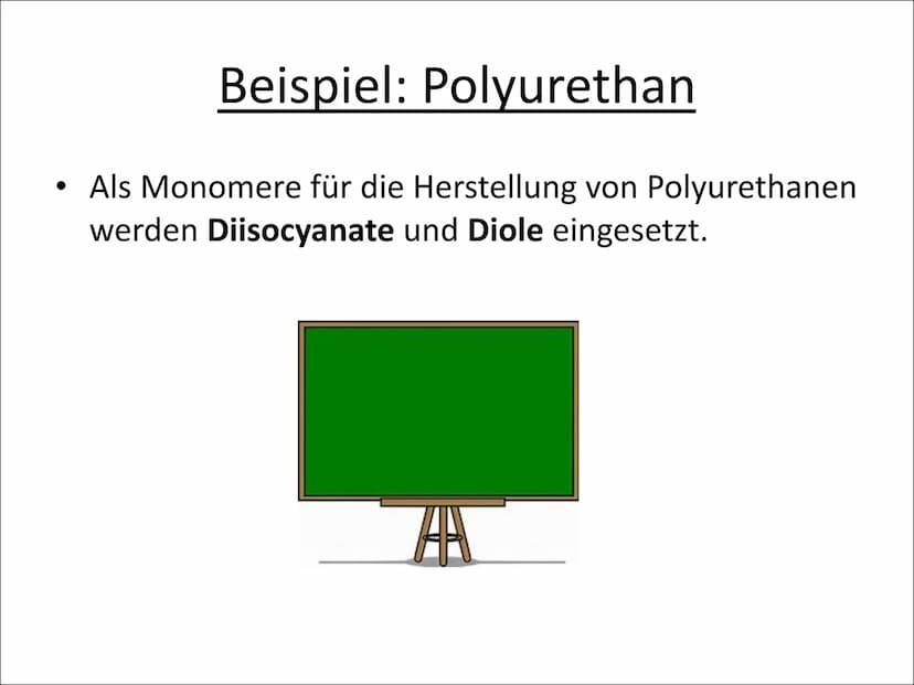 Geschichte
Definition
→ Otto Bayer
• 1937 erfinden er und seine Mitarbeiter die Polyaddition von Isocyanaten
und Polyolen zu Polyurethan.
=P