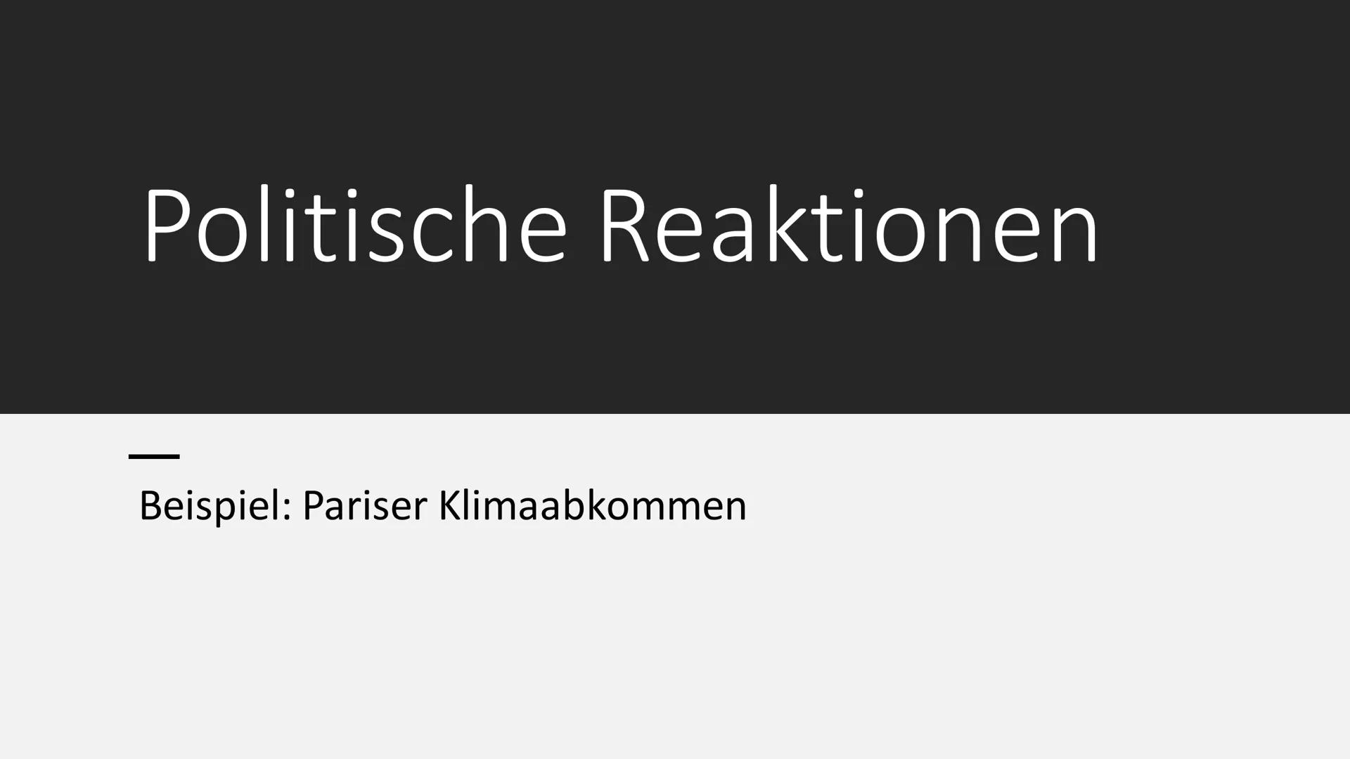 Ursachen und Folgen des
Klimawandels
Sozialkunde GK 13 Inhalt
Einstieg
Ursachen (anthropogene Einflüsse)
Folgen
Politische Reaktionen (Paris