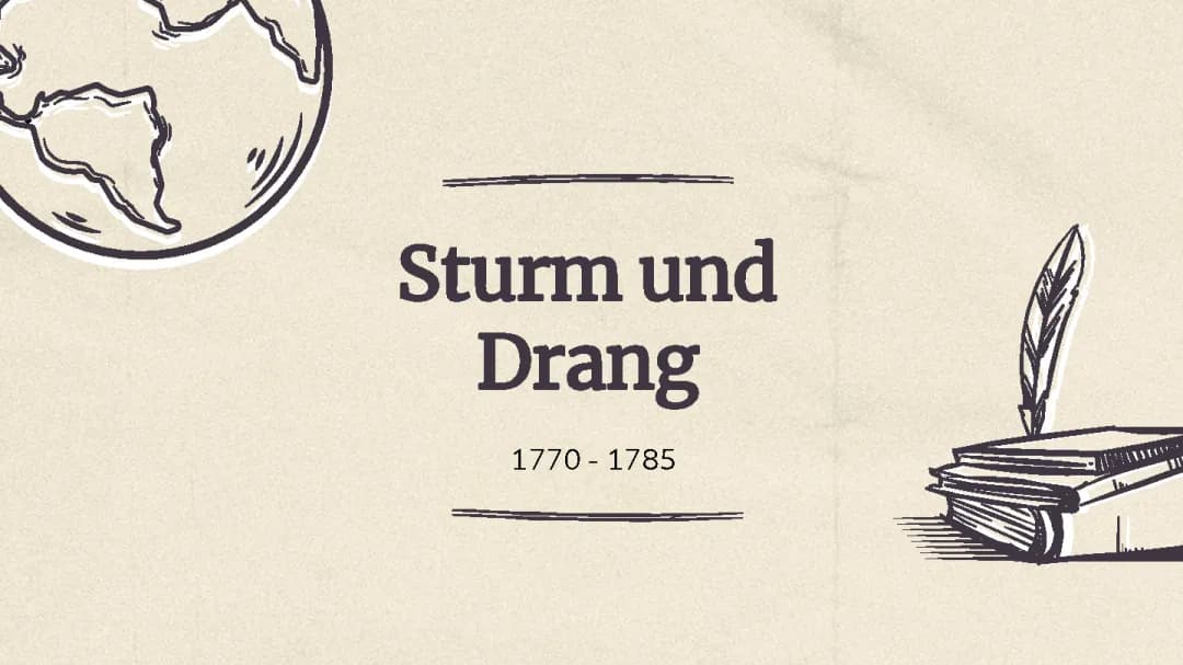 Sturm und Drang  