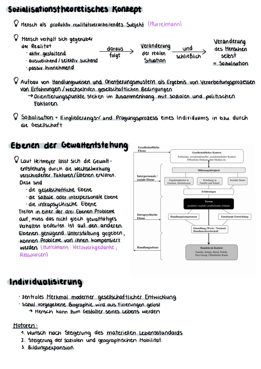 Sozialpsychologischer Desintegrationsansatz
nach Wilhelm Heitmeyer.
Grundgedanke
Individualisierung
als kennzeichen moderner gesellschaftlic