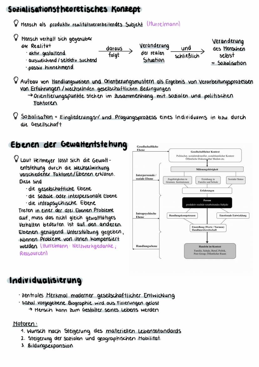 Sozialpsychologischer Desintegrationsansatz
nach Wilhelm Heitmeyer.
Grundgedanke
Individualisierung
als kennzeichen moderner gesellschaftlic