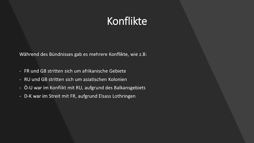 ERSTER WELTKRIEG
1914-1918
Der Weg in den 1. Weltkrieg Konflikte & Bündnisse
Konflikte/Bündnissse zu Beginn des 20 Jhr.
Macht
Inhaltsangabe
