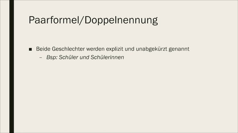 [
GENDERSPRACHE
*innen Gliederung
■ Gendering
-
-
Allgemein
Wie gendert man richtig?
Pro & Contra
■ Eigene Standpunkte
■ Stereotypen früher/