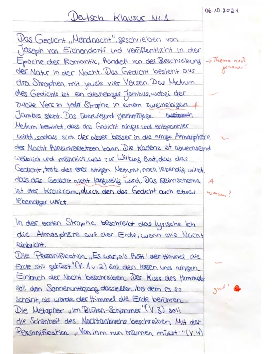 1
2
3
4
567co
8
9
1. Klausur Q2
10
11
12
Lyrik der Romantik
5 Die Luft ging durch die Felder,
Die Ähren wogten sacht,
Es rauschten leis die 