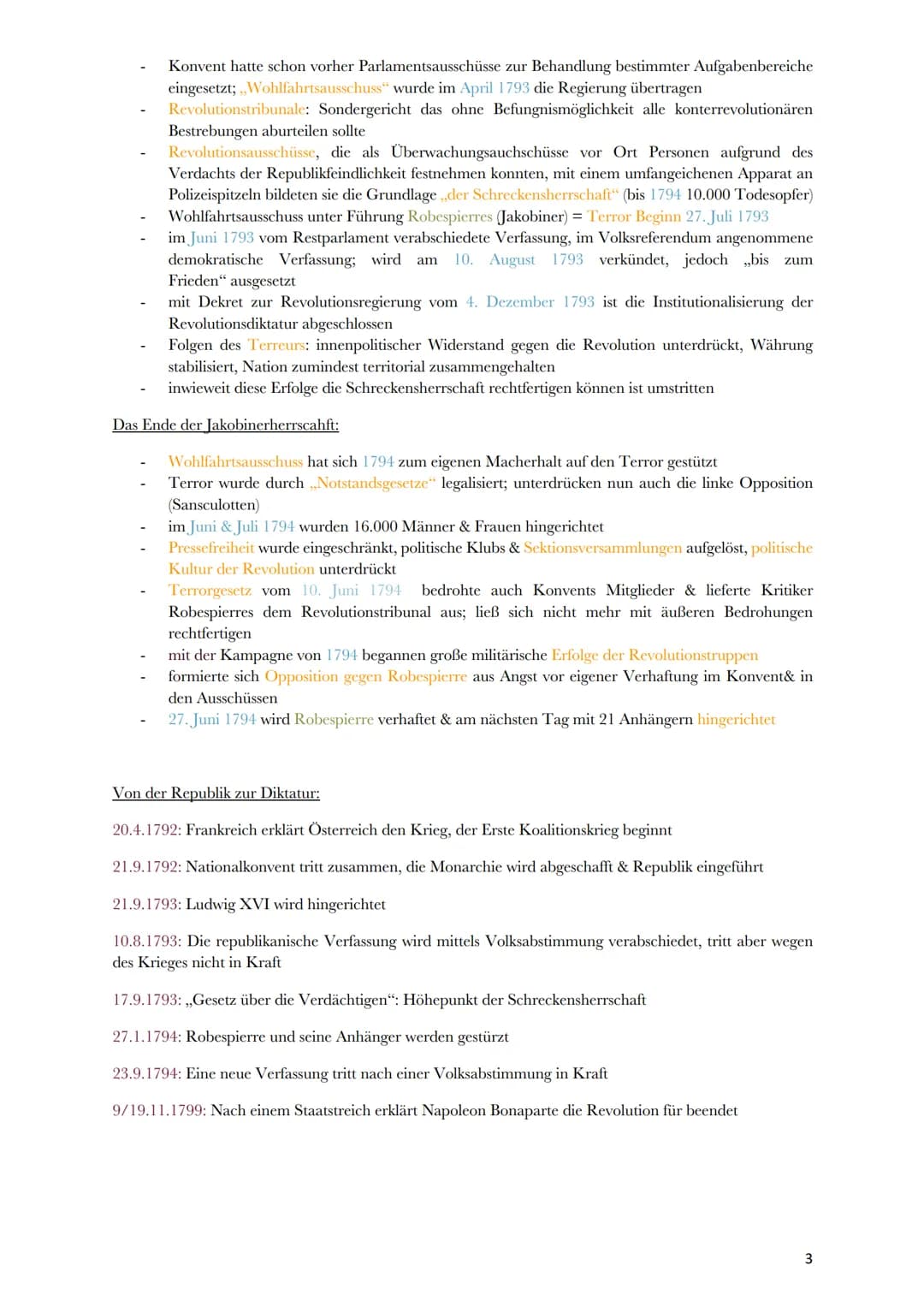 LK GESCHICHTE Q2: DIE HERAUSBILDUNG MODERNER
STRUKTUREN IN GESELLSCHAFT UND STAAT
RADIKALISIERUNG DER FRANZÖSISCHE REVOLUTION (1789-1799):
m