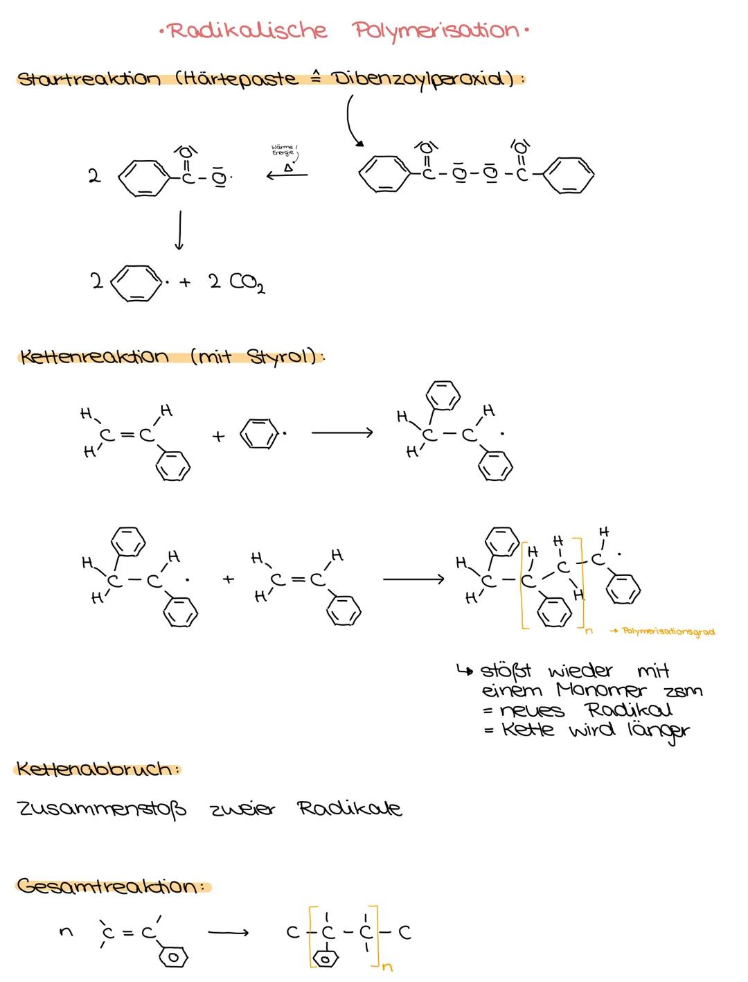 # KUNSTST
NSTSTOFFE

Aufbau:

Kunststoffe bestehen aus Makromolekülen. Bei der
Synthese reagieren gleiche Grundbausteine, die

Monomere zu P