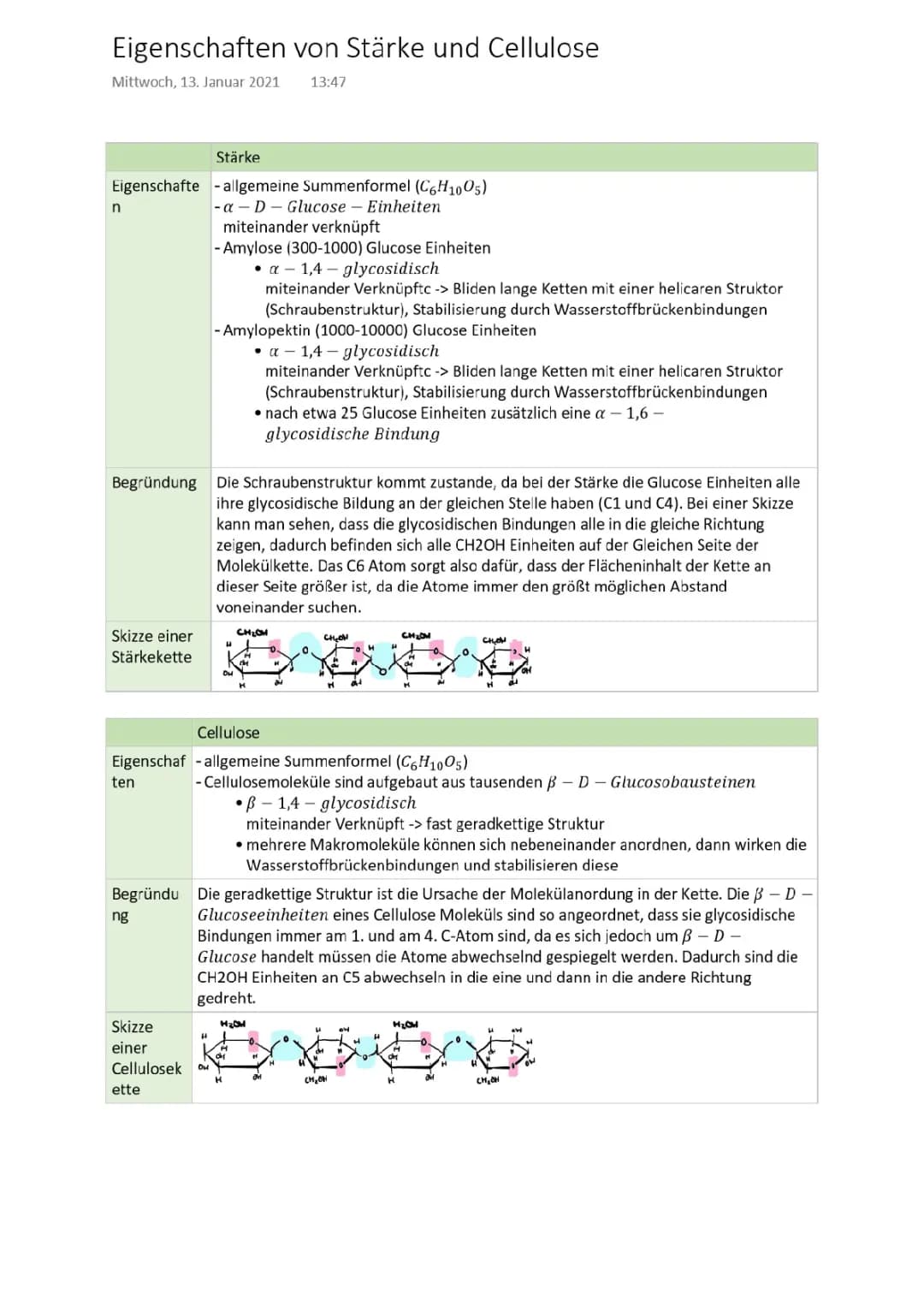 Was sind Stärke und Cellulose? Einfache Infos und Unterschiede