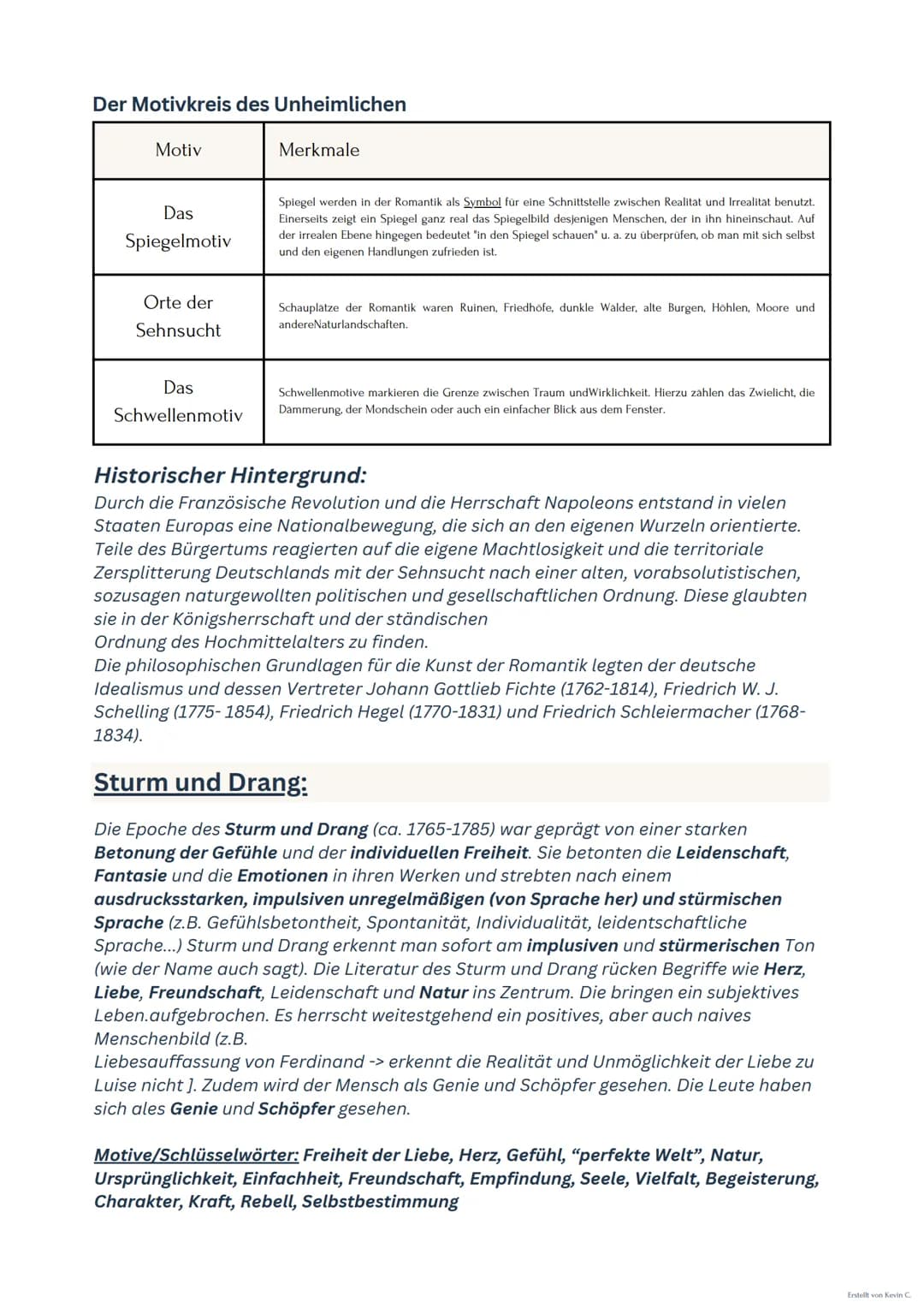 Kevin C.
09.09.2023
Einleitung:
In der Einleitung nennt ihr die Art des Textes, den Titel, den Autor/ die Autorin, das
Entstehungsjahr, das 