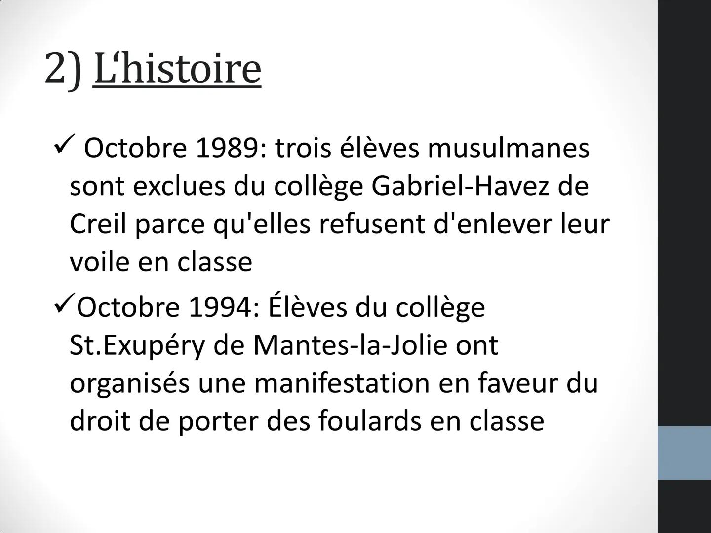 <<L'école est faite pour
accueillir les enfants et pas
pour les exclure>>
-Lionel Jospin, ministre de l'Éducation
nationale L'affaire du fou