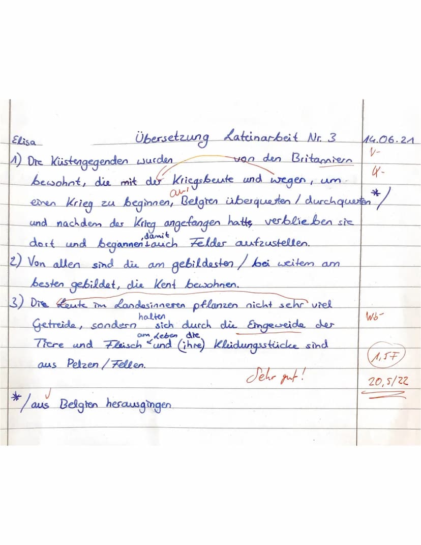 Berichtigung
@ Übersetzung
wird.
1) Die Küstengegend von Britannien wurde von denen bewohnt,
die
und, um einen Krieg zu beginnen
22.06.21
we