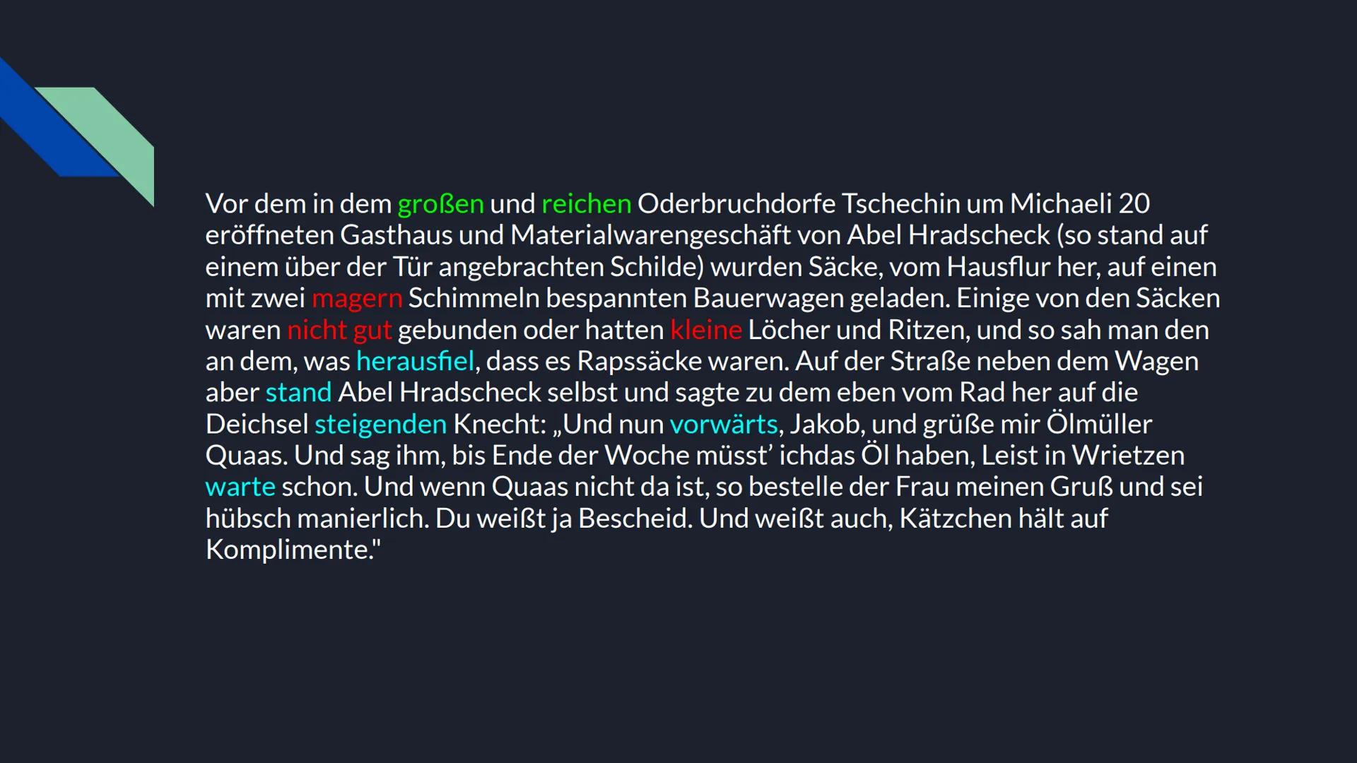 # Unterm Birnbaum

# Theodor Fontane

Hannes Volk # Gliederung

1. Theodor Fontane
2. Inhaltsangabe
3. Personenkonstellation
4. Analyse eine