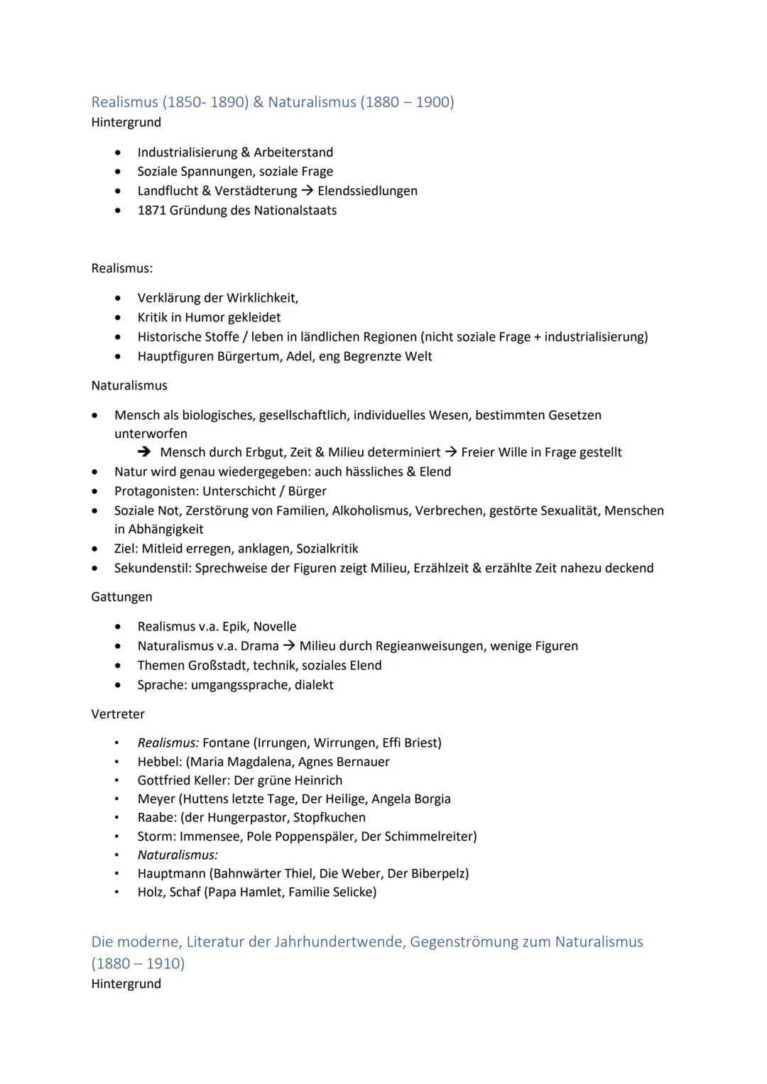 Deutsch Epochen
Aufklärung (1720-1785)
Hintergrund:
●
●
Bürgertum unterwürfig, vom Wohlwollen der Fürsten abhängig
In großen Handelsstädten 